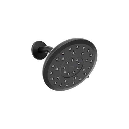 Moen Verso 8-Function 6in Diameter Rainshower in Matte Black 220R7BL